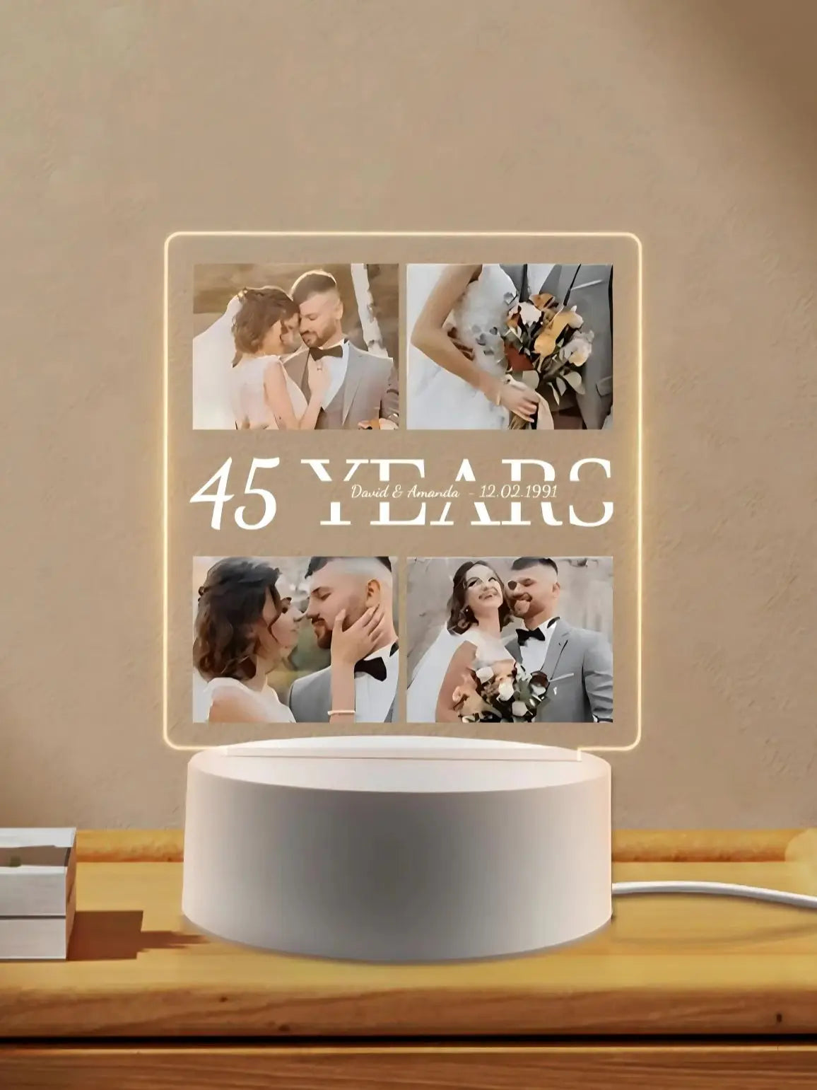 Personalized Photo Prints Customized Home Decor Anniversary Gifts Memory Making Engraved Albums