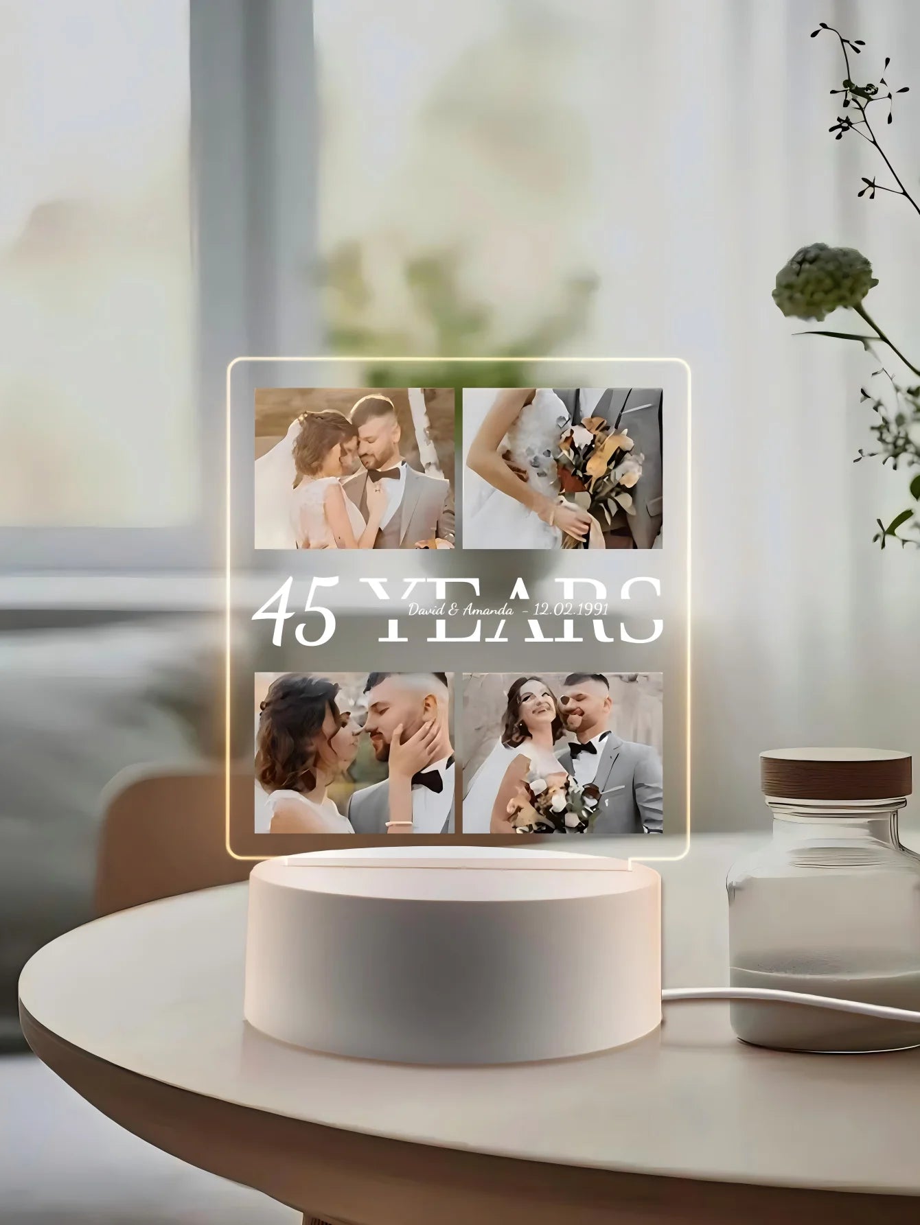 Personalized Photo Prints Customized Home Decor Anniversary Gifts Memory Making Engraved Albums