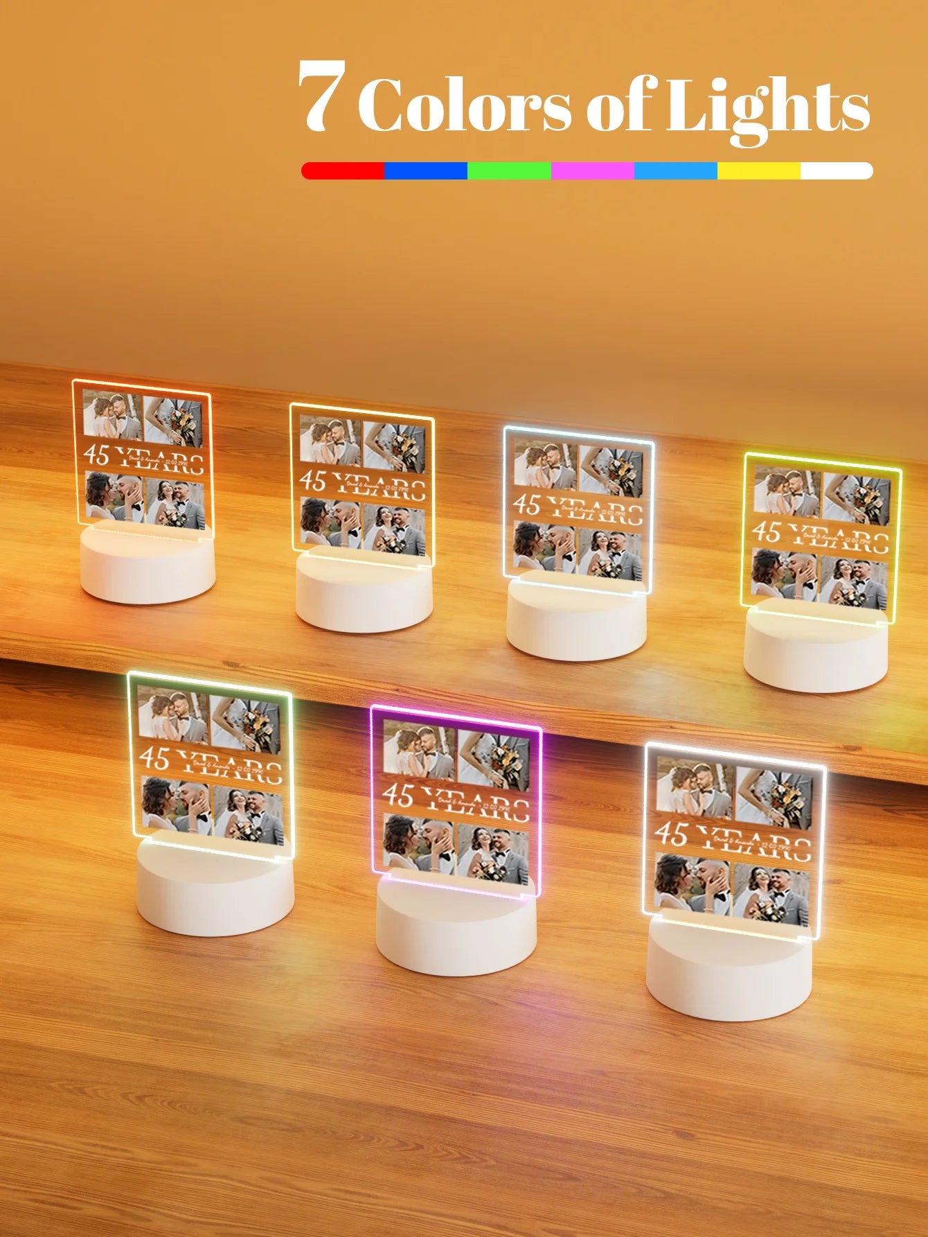 Personalized Photo Prints Customized Home Decor Anniversary Gifts Memory Making Engraved Albums