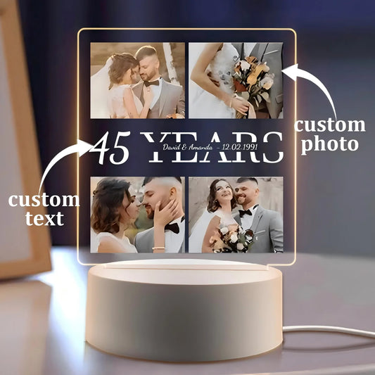 Personalized Photo Prints Customized Home Decor Anniversary Gifts Memory Making Engraved Albums